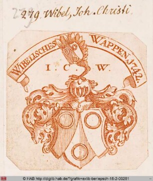 Wappen des Johann Christian Wibel