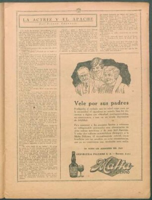 La actriz y el apache