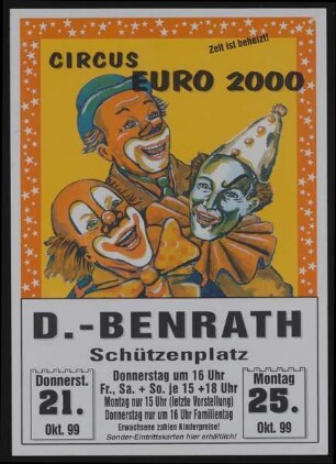 Circus Euro 2000, Düsseldorf, 1999