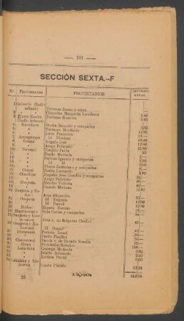 Sección sexta. - F