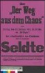 Plakat zu einer öffentlichen Veranstaltung des Wehrverbandes "Stahlhelm, Bund der Frontsoldaten" am 20. Februar 1931 in Braunschweig