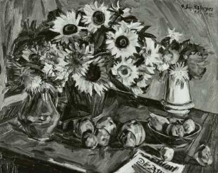 Stilleben mit Sonnenblumen