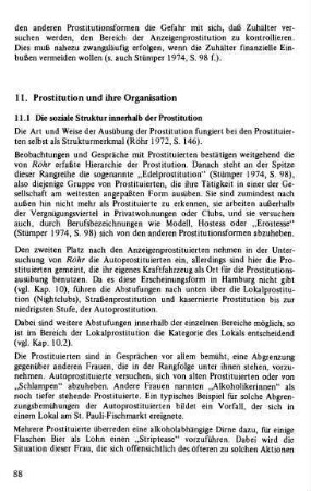 88-96, 11. Prostitution und ihre Organisation