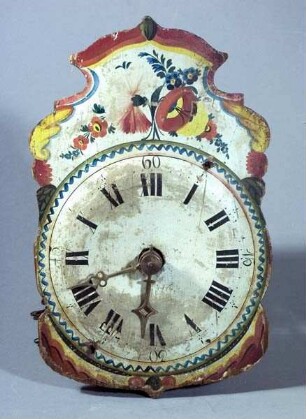 Wanduhr (frühe Schwarzwälder Holzuhr)