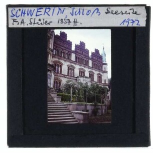 Schwerin, Schloss : Seefassade, Detail