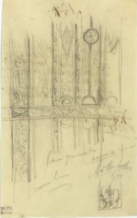 Kloster Möllenbeck, Malerei der Saaldecke (mit Farbangaben)