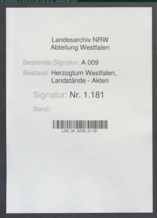 Landtagsfähigkeit, Sitz und Stimmberechtigung der Ritterschaft und der Städte