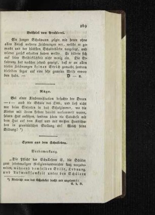 Rüge : [Mannigfaltiges]