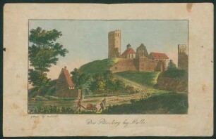Der Petersberg bey Halle.