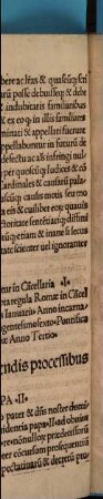 Declaratio pro familiaribus Cardinalium in palatio apostolico ... habitantium