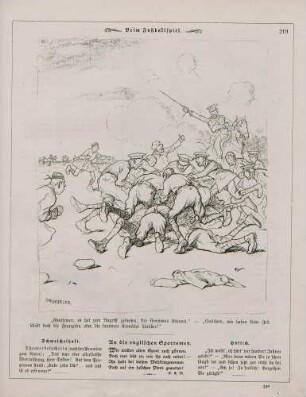 "Beim Fußballspiel"