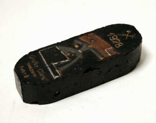 Schmuckbrikett "Grube Clara Welzow Fabr. III"