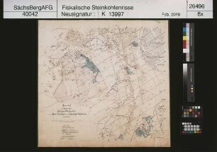 Zwickau und Schedewitz, Lagerung des Planitzer Flözes, obere Abteilung unter der Erdoberfläche