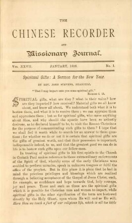 No. 1, January, 1896