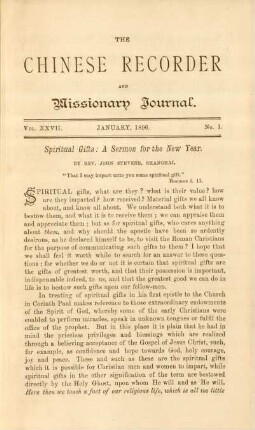 No. 1, January, 1896