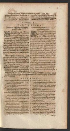 Constitutio XII.