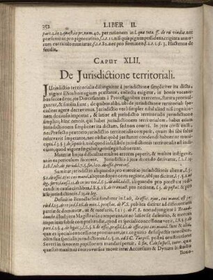 Caput XLII. [ - ] Caput XLIV.; De Jurisdictione territoriali; De Regalibus Statuum Imperii in genere; De ordine Statuum Imperii & Matricula.