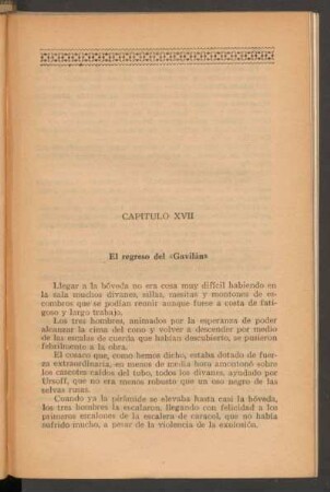 Capítulo XVII - El regreso del "Galiván"