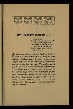 5-32, "Den Engländern entronnen..."