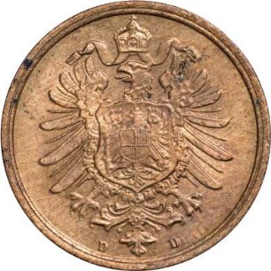 Münze, 2 Pfennig, 1876