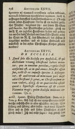 Articulus XXVII. De Ecclesia