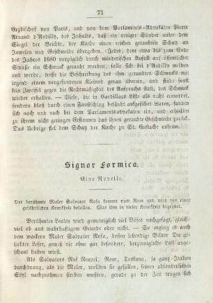 Der berühmte Maler Salvator Rosa kommt nach Rom und wird von einer gefährlichen Krankheit befallen ...