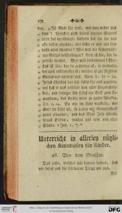 Unterricht in allerley nützlichen Kenntnißen für Kinder