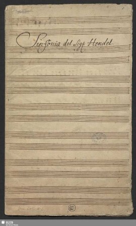 Rinaldo. Excerpts - Mus.2410-N-3 : Arr : keyb : HWV 7a/28