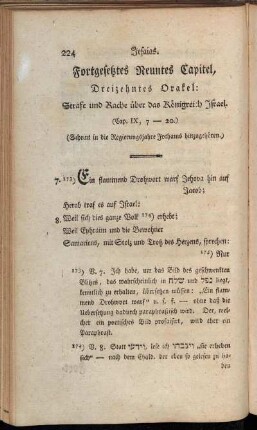 Fortgesetztes Neuntes Capitel, Dreizehntes Orakel