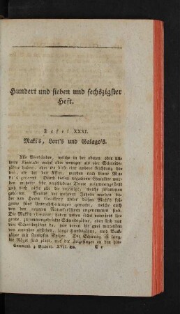 Hundert und sieben und sechszigster Heft.