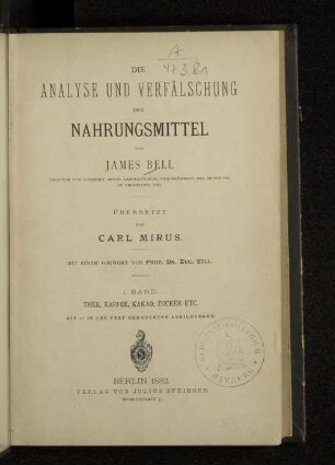 Bd. 1: Thee, Kaffee, Kakao, Zucker etc.