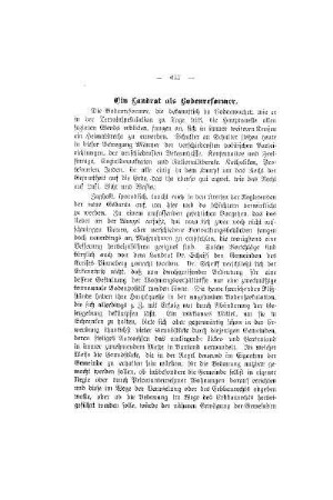 Ein Landrat als Bodenreformer