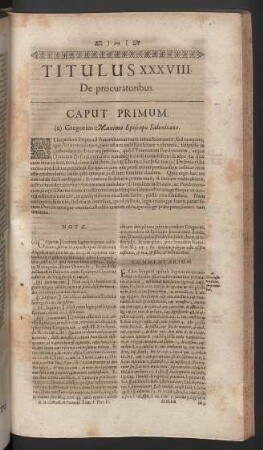 Titulus XXXVIII.