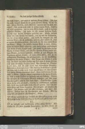 XV. Eine andächtige tröstliche Danksagung und Betrachtung des heiligen Leidens Jesu Christi.
