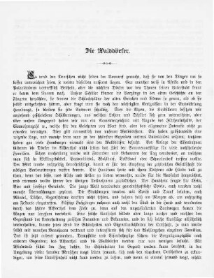 Die Walddörfer.