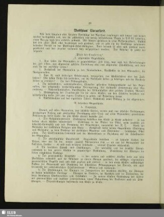Matthias' Vorarbeit