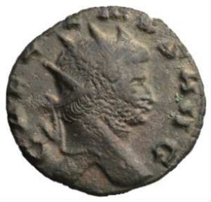 Münze, Antoninian, 260 - 268 n. Chr.