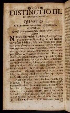 92-129, Distinctio III.