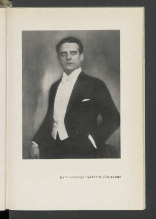 Kammersänger Heinrich Schlusnus