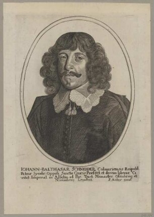 Bildnis des Iohann-Balthasar Schneider