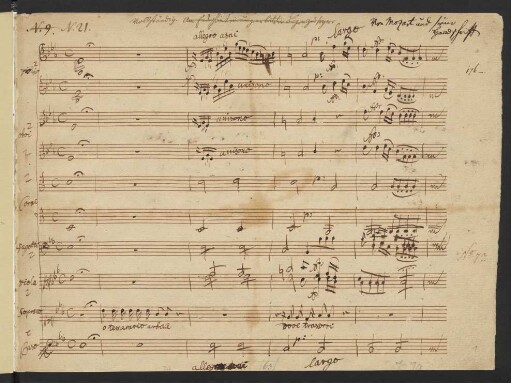 [Recitativo accompagnato]: O, temerario Arbace