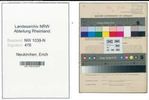 Entnazifizierung Erich Neukirchen , geb. 17.02.1906 (Kaufmann)