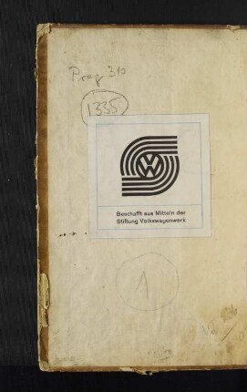 [Beschafft aus Mitteln der Stiftung Volkswagenwerk]
