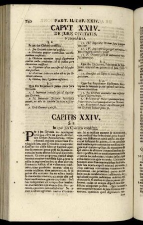 Caput XXIV. De Jure Civitatis.