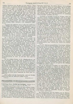 785-787 [Rezension] Schilling, Werner, Feuerbach und die Religion