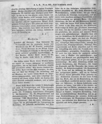 Troschel, M.: Lehrbuch der Chirurgie. Bd. 3. Berlin: Enslin 1840