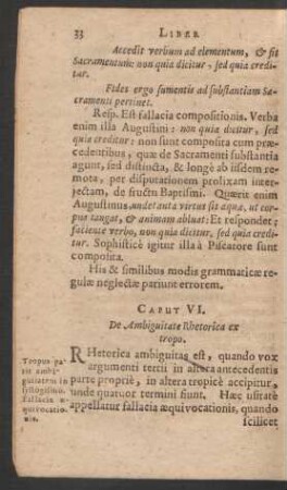 Caput VI. De Ambiguitate Rhetorica ex tropo.
