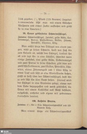 100. Kasseler Braten