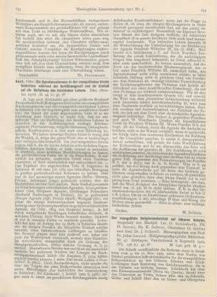 153-154 [Rezension] Aust, Otto, Die Agendenreformen in der evangelischen Kirche Schlesiens während der Aufklärungszeit und ihr Einfluß auf die Gestaltung des kirchlichen Lebens