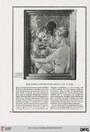 Eine soziologische Kunstausstellung in Wien